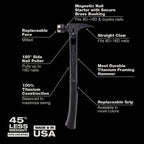 15oz TIBONE™ Milled/Curved Titanium - Limited Edition Black