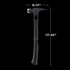 15oz TIBONE™ Milled/Curved Titanium - Limited Edition Black