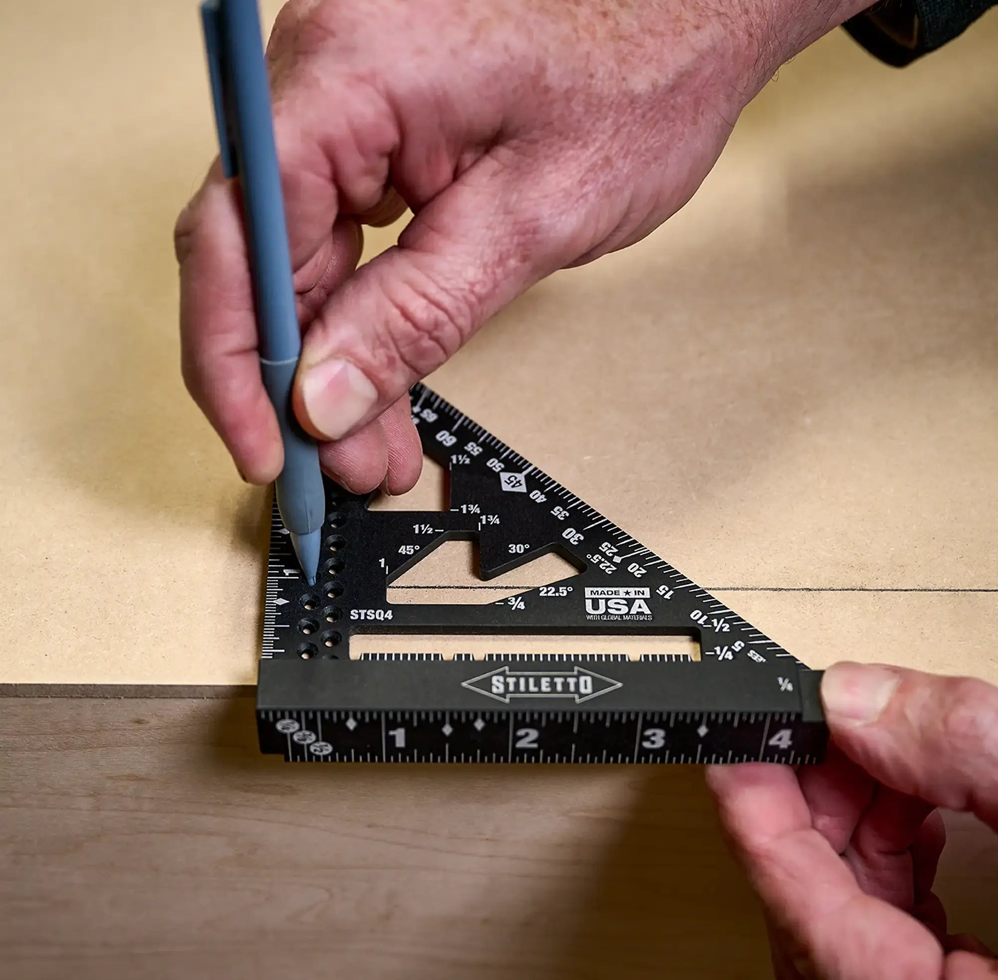 4.5" STILETTO TRIM SQUARE