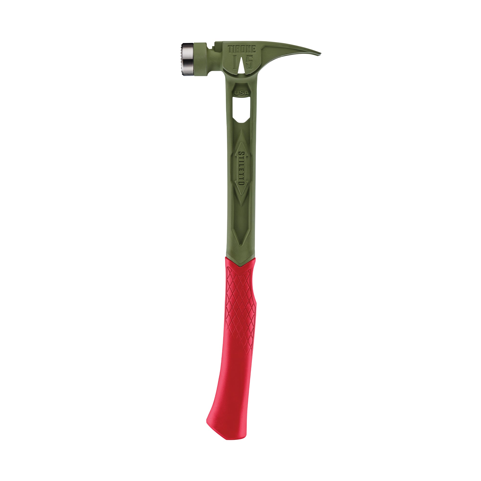 15oz TIBONE™ Milled/Curved Titanium - Limited Edition Green