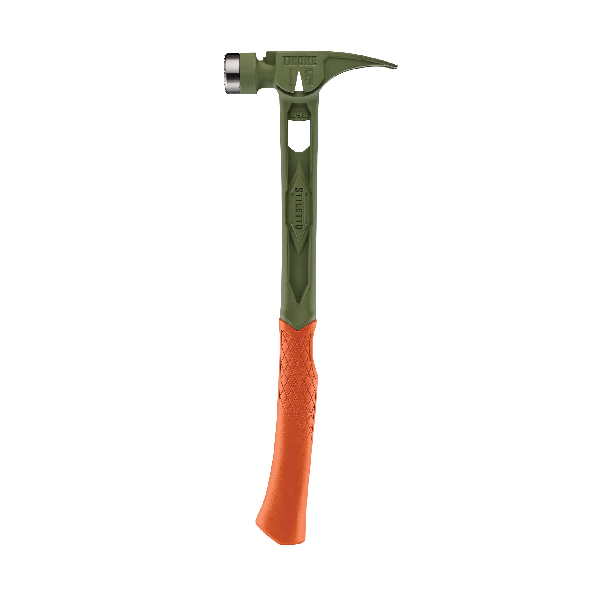 15oz TIBONE™ Milled/Curved Titanium - Limited Edition Green