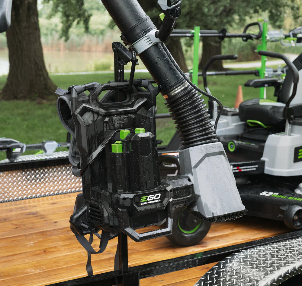 EGO Power+ LBPX8006-2 Commercial 800 CFM Backpack Blower with 2 x 10.0Ah Battery and Dual Port Charger