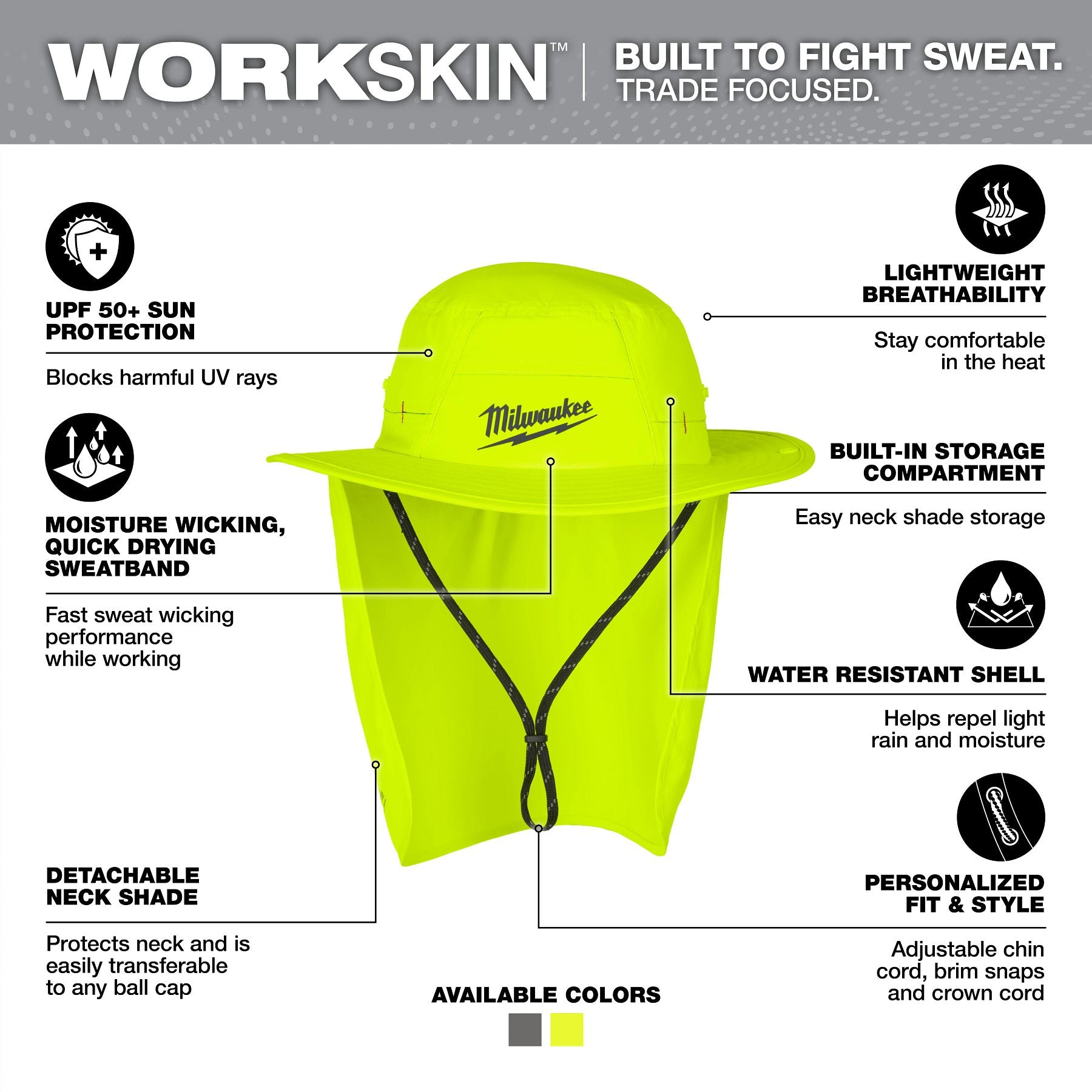 WORKSKIN™ Sunshade Hat