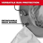 Milwaukee WORKSKIN Sunshade Hat – Configuration Options