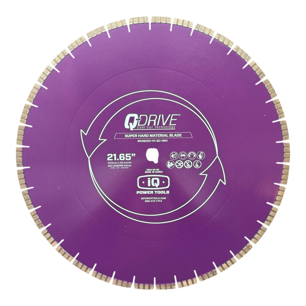 21.65" Q-Drive Arrayed Segmented Super Hard Material Blade