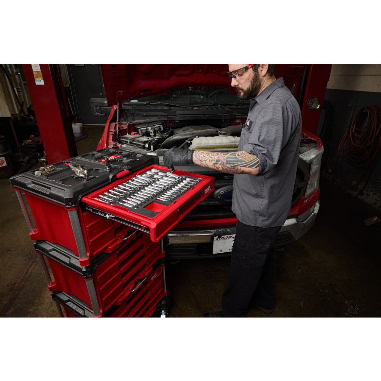 366-Piece Master Mechanics Hand Tool Set with PACKOUT Drawers and Dolly