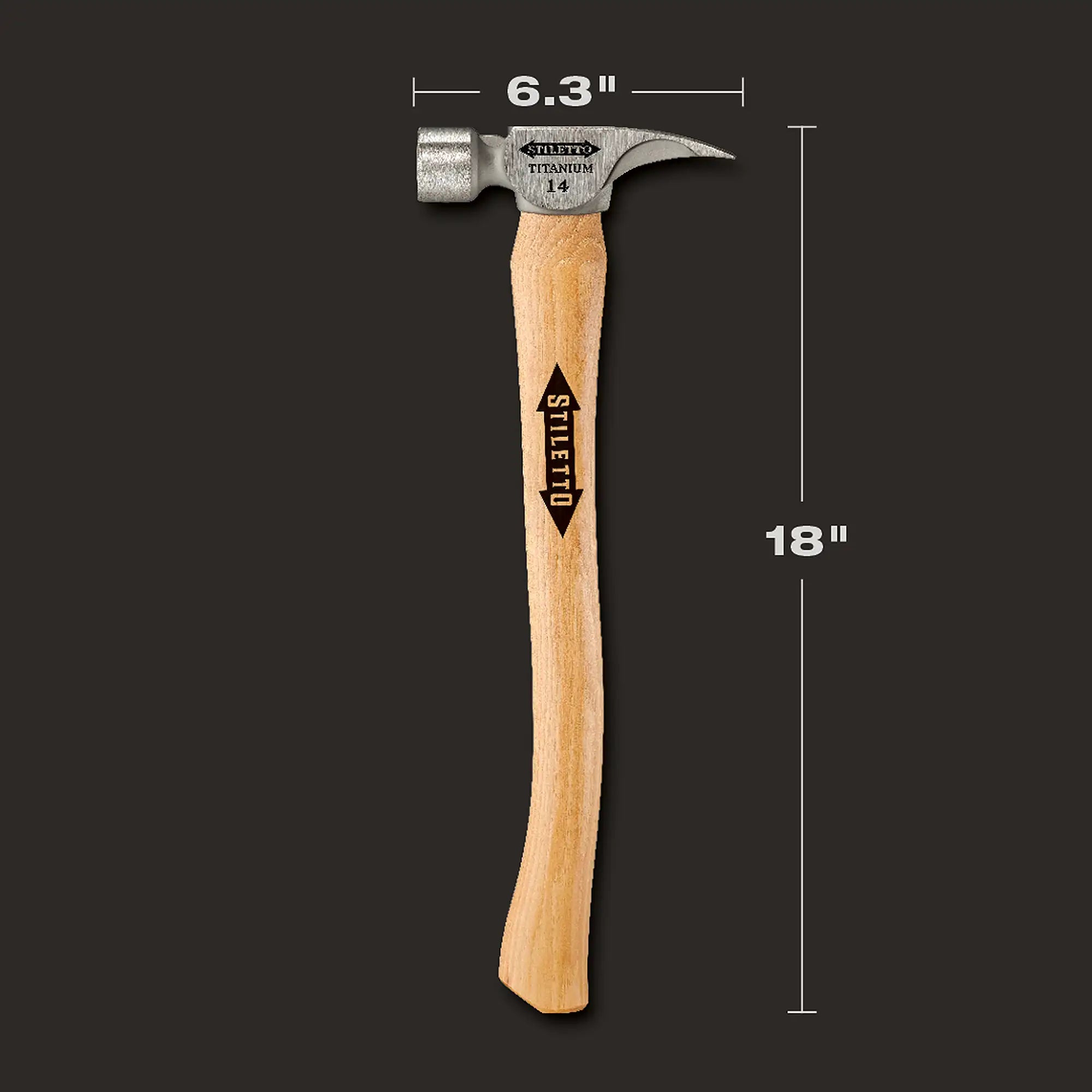 14oz Smooth/Curved Hickory