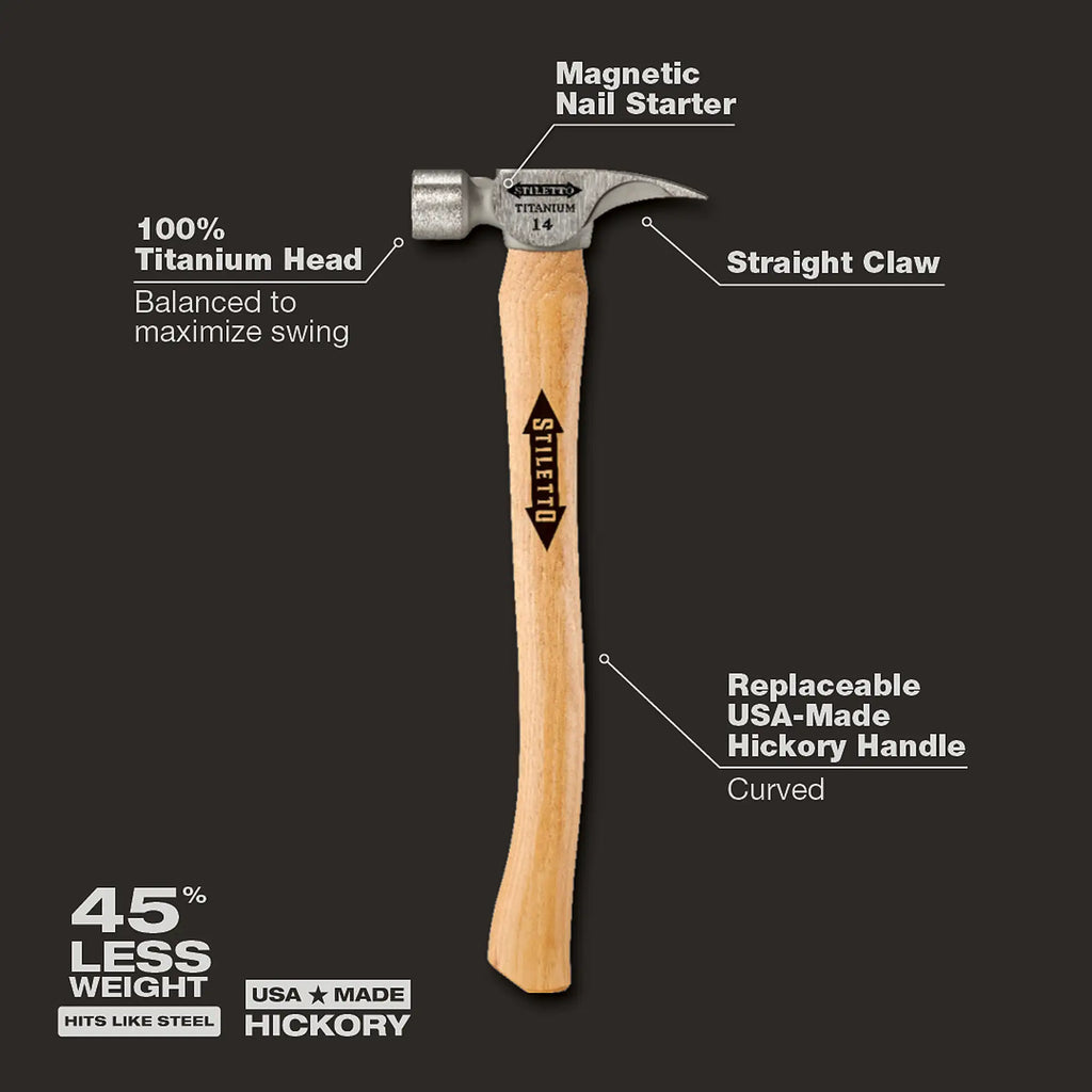 14oz Smooth/Curved Hickory