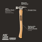 14oz Smooth/Curved Hickory