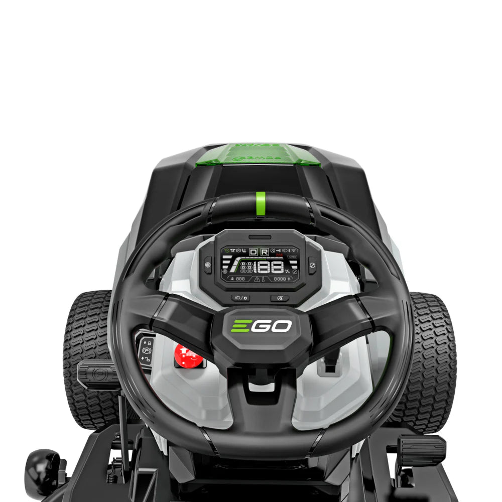 Power+ 42" T6 Lawn Tractor with 6 x 6.0Ah Batteries, 700W Turbo Charger, and Charging Adapter