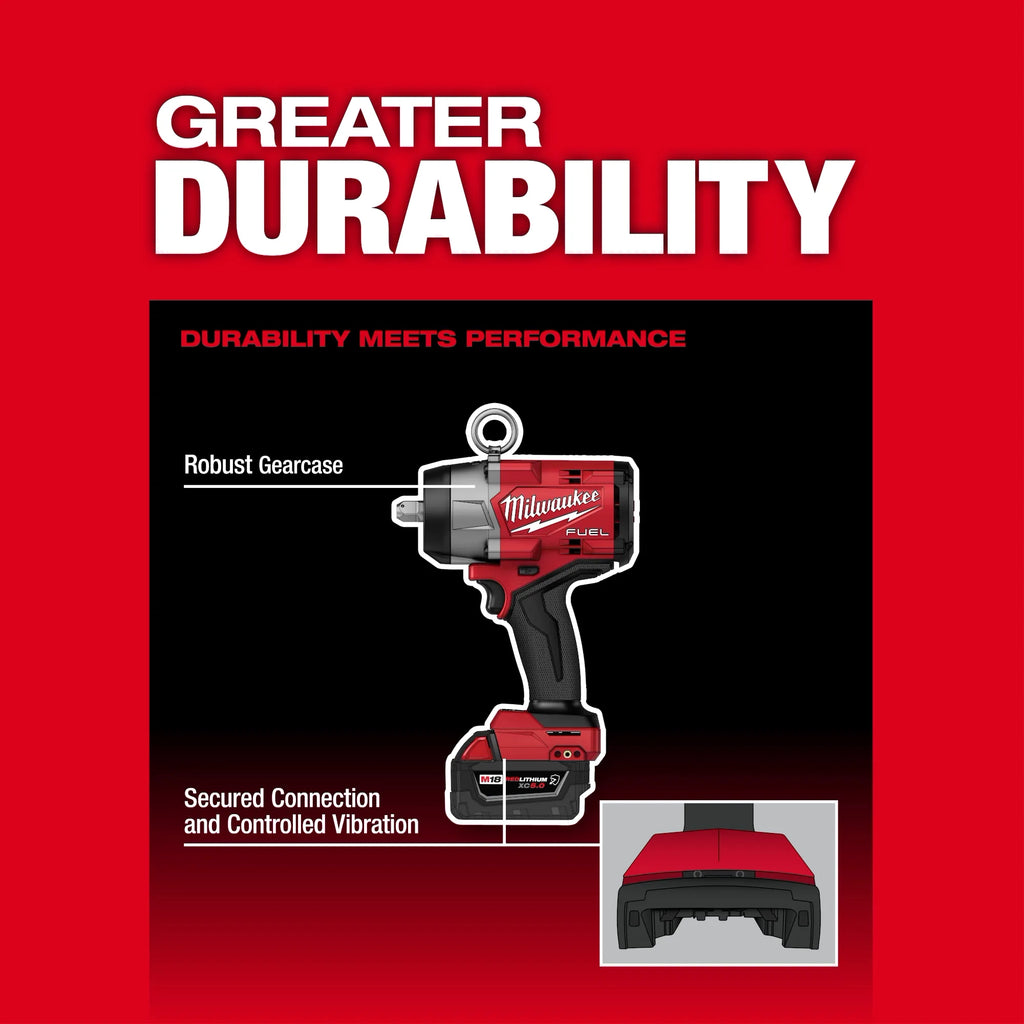 Milwaukee M18 FUEL 1/2" High Torque Impact Wrench with Pin Detent – Configuration Options