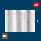 Bosch GNH18G062GV 5/8 In. x 18ga Brad Nails (5000 Per Box)