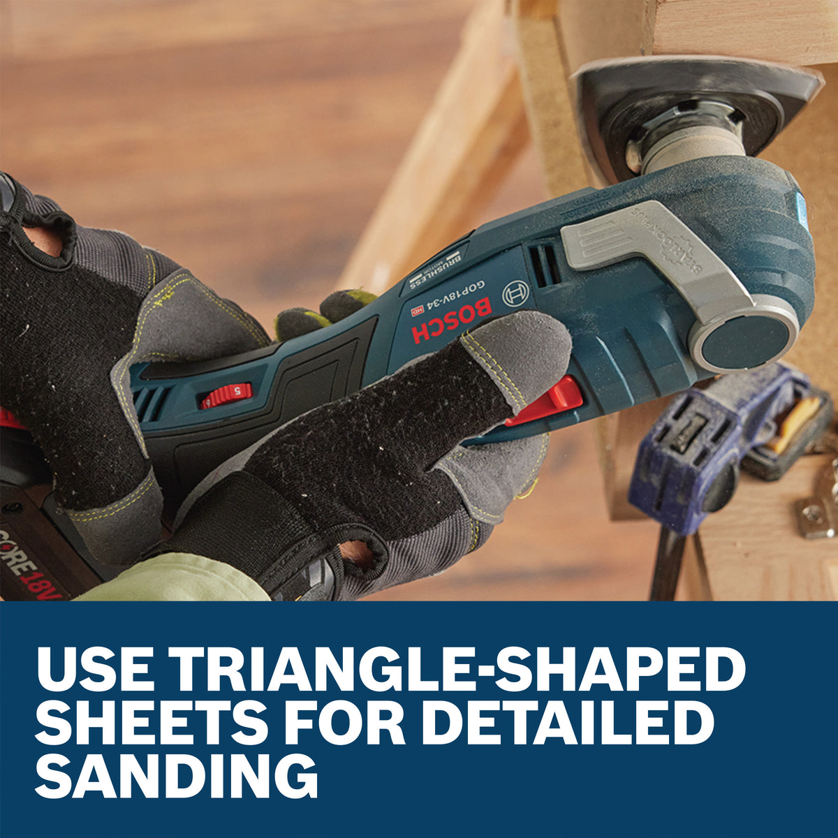 Bosch OSL350SPD Starlock Oscillating Multi-Tool Delta Sanding Pad