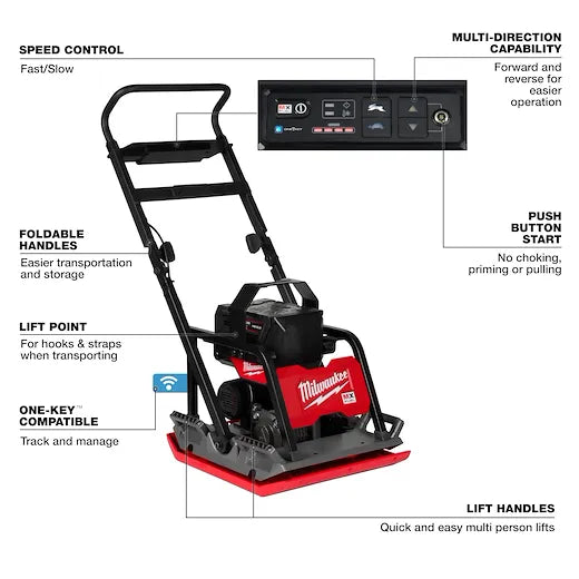 MX FUEL™ 20" Plate Compactor Kit
