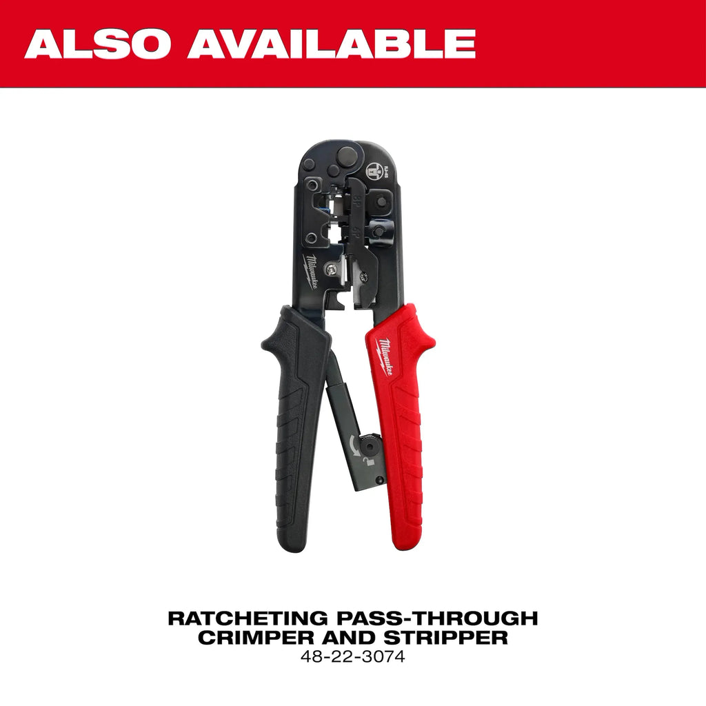 Milwaukee Ratcheting Modular Crimper & Stripper | 48-22-3076