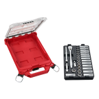 32pc 3/8" Metric Ratchet and Socket Set with PACKOUT™ Low-Profile Compact Organizer