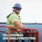 Full Frame Safety Glasses with Removable Side Shields