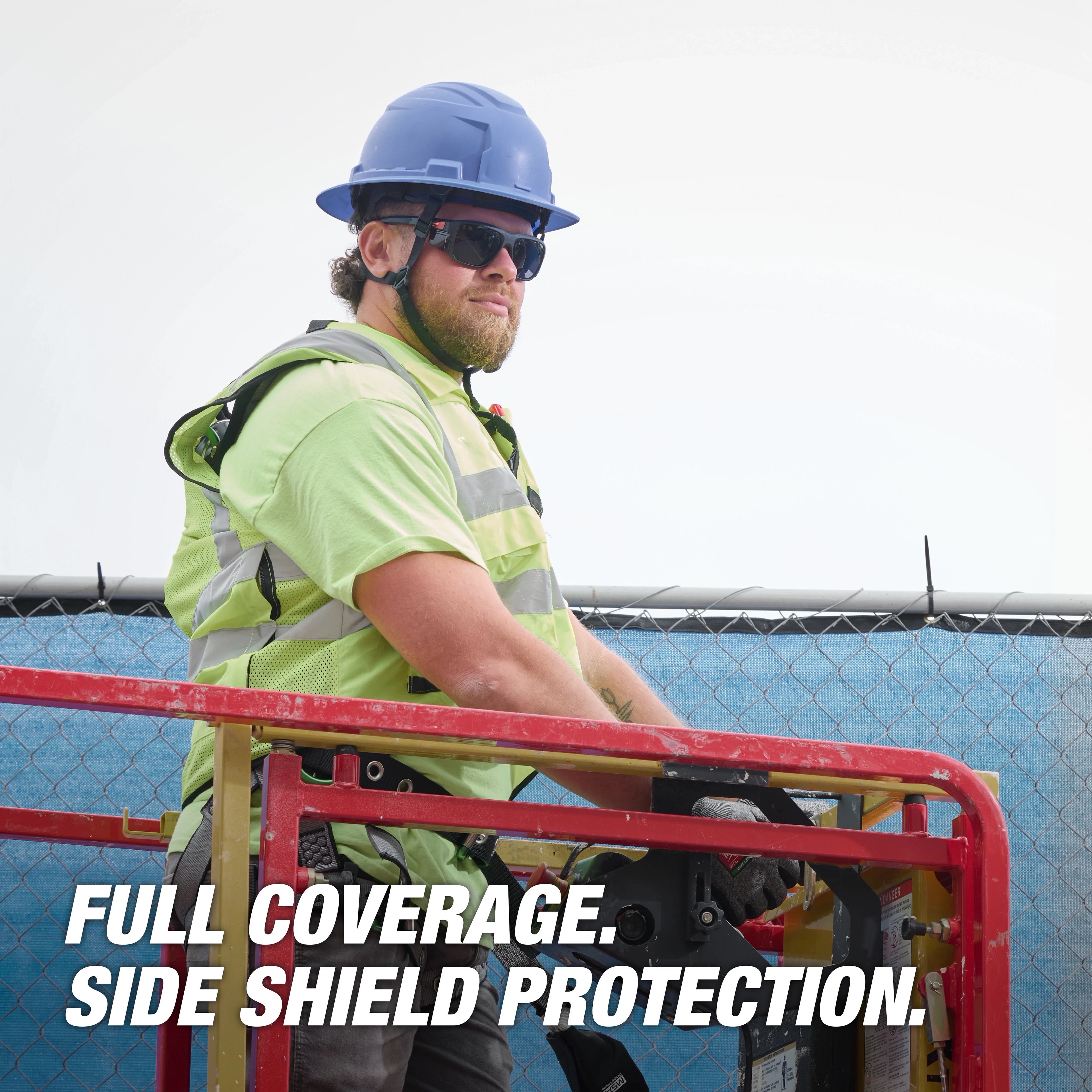 Full Frame Safety Glasses with Removable Side Shields