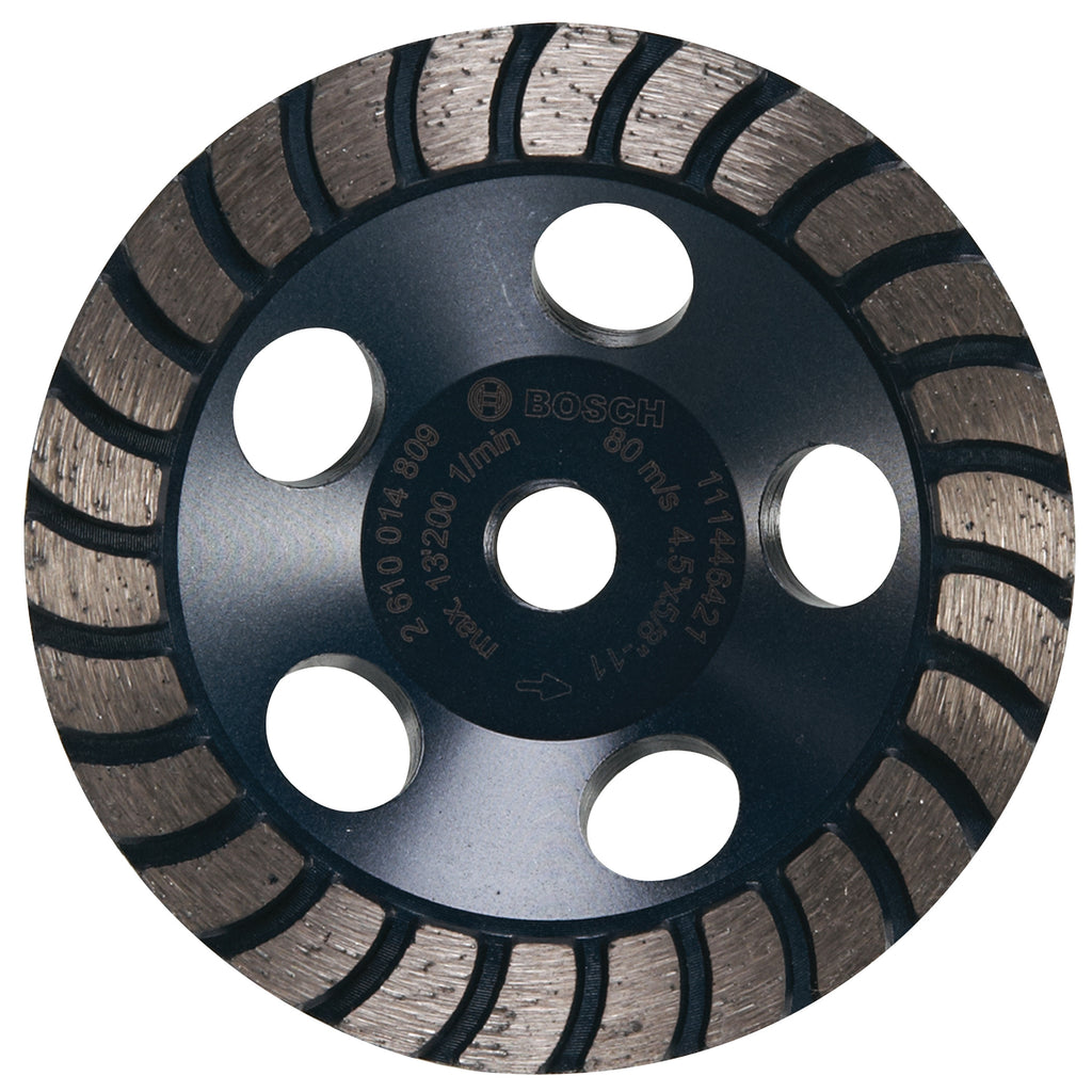 Bosch DCTH0501 5 In. Turbo Row Diamond Cup Wheel