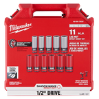SHOCKWAVE™ Impact Duty 1/2 Drive SAE & Metric 11PC Lug Nut Wheel Socket Set - 49-66-7833 - image 6