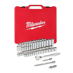 Milwaukee 3/8" Drive 56-Piece Ratchet & Socket Set - SAE & Metric | 48-22-9008