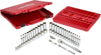 Milwaukee 3/8" Drive 56-Piece Ratchet & Socket Set - SAE & Metric | 48-22-9008