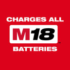 M18™ Six Bay Daisy Chain Rapid Charger w/ PACKOUT™ Compatibility