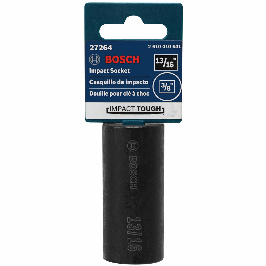 Bosch 27264 13/16 In. Impact Tough Deep Well Socket, 3/8 In. Shank