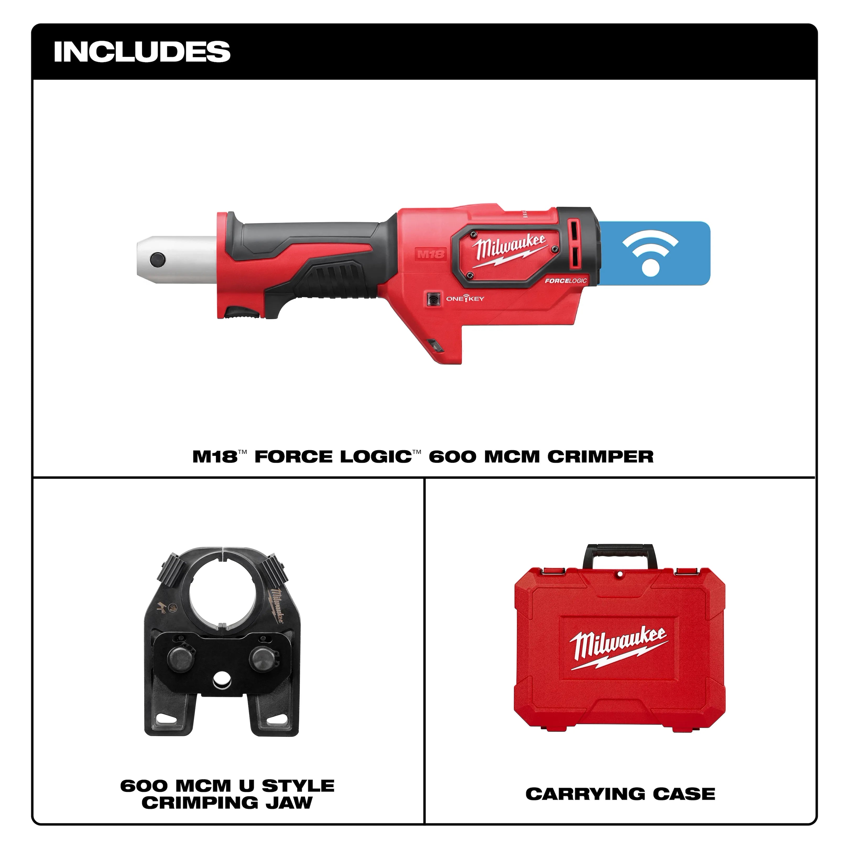 M18™  FORCE LOGIC™ 600 MCM Crimper