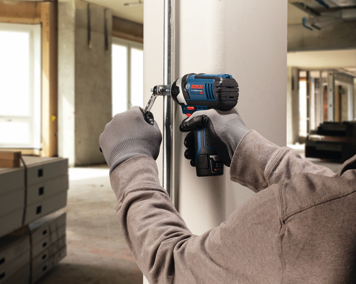 Bosch CLPK22-120 12V Max 2-Tool Combo Kit with 3/8 In. Drill/Driver, Impact Driver and (2) 2.0 Ah Batteries