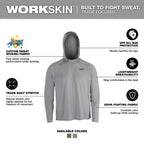 Milwaukee WORKSKIN Hooded Sun Shirt – Configuration Options