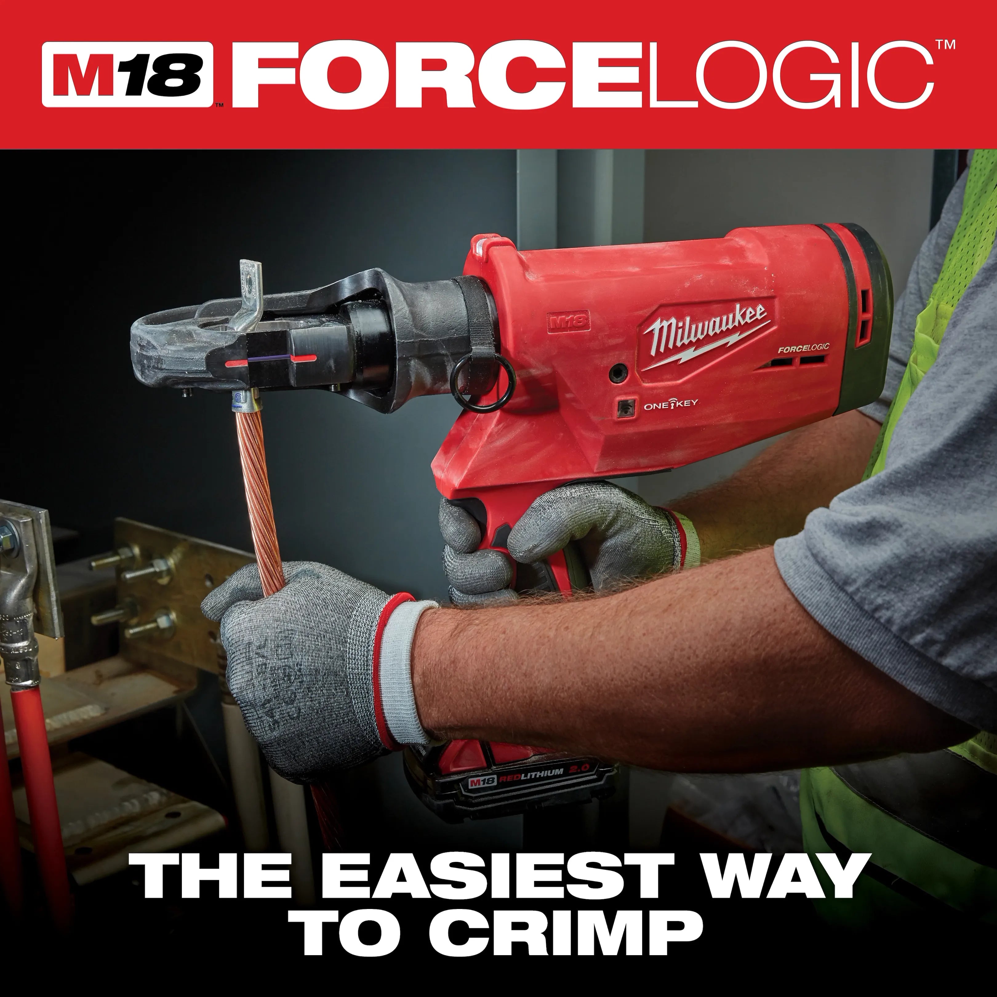 M18™ FORCE LOGIC™ 750 MCM Crimper