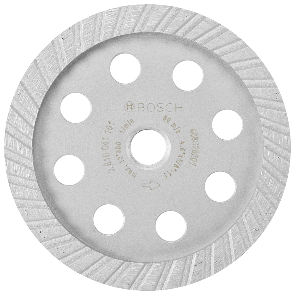 Bosch DCT04501 4-1/2 In. Turbo Diamond Cup Wheel