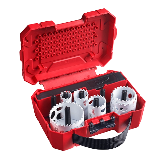 Milwaukee 10-Piece HOLE DOZER with Carbide Teeth Electrcian's Hole Saw Kit | 49-22-3084