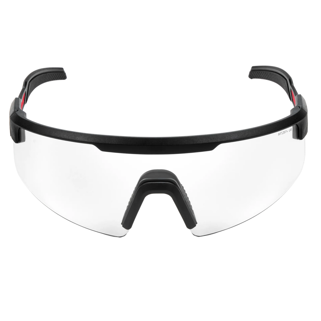 Wrap Around Safety Glasses - Mirrored Anti-Scratch Lenses