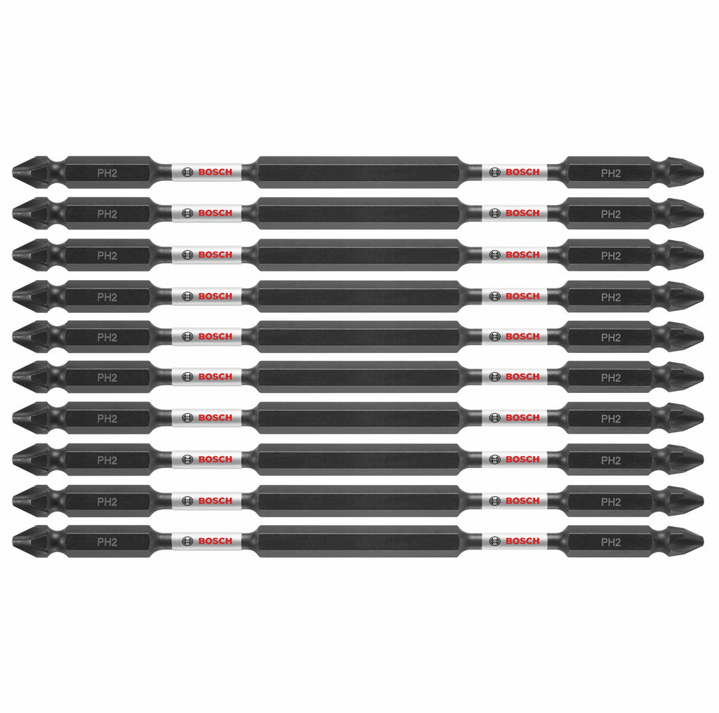 Bosch ITDEPH26B 10 pc. Impact Tough 6 In. Phillips #2 Double-Ended Bits (Bulk Pack)