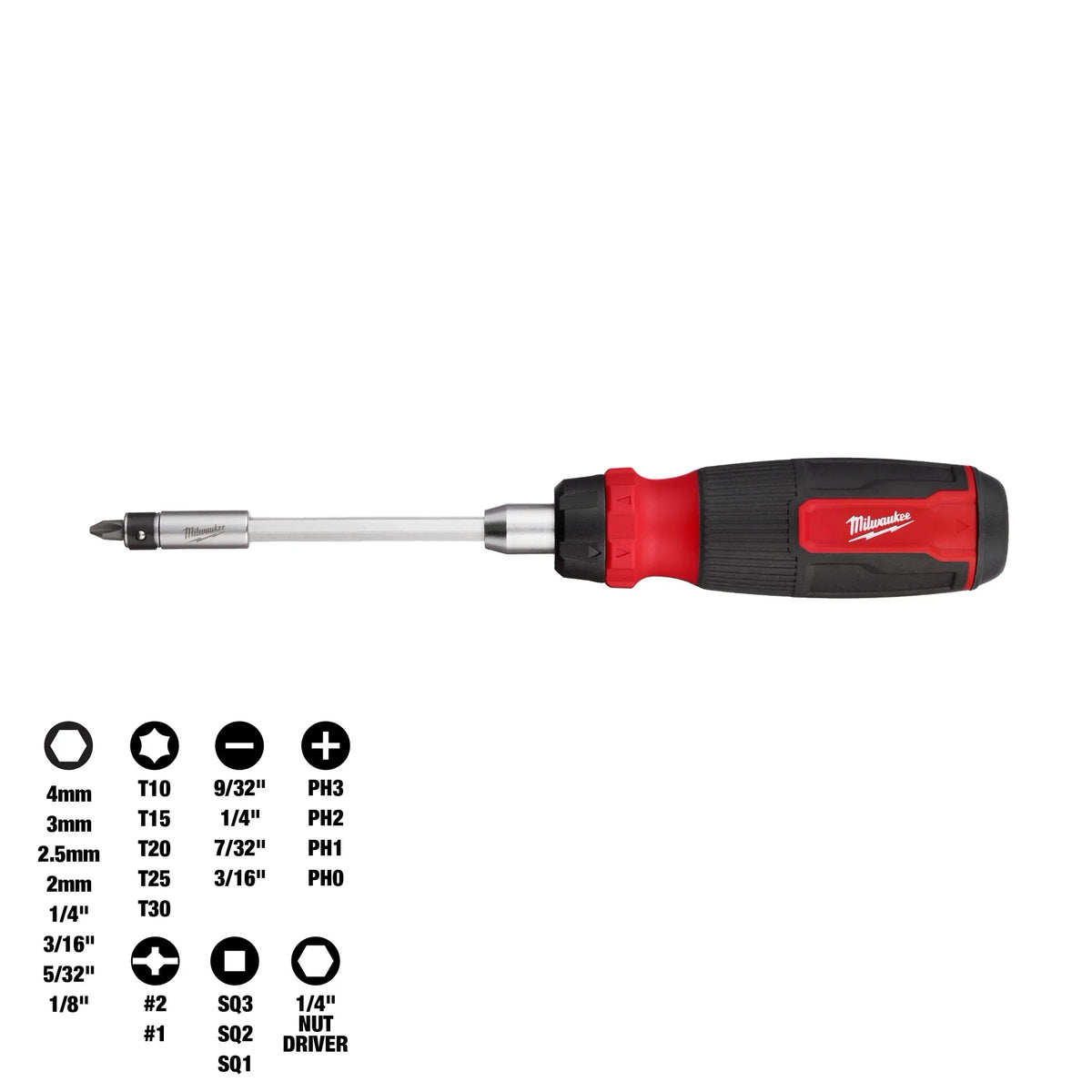 Milwaukee 27-in-1 Ratcheting Multi-Bit Screwdriver | 48-22-2904
