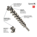 Bosch HC5053 1 In. x 36 In. SDS-max Speed-X Rotary Hammer Bit