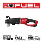 Milwaukee M18 FUEL SUPER HAWG 1/2" Right Angle Drill | 2809-20