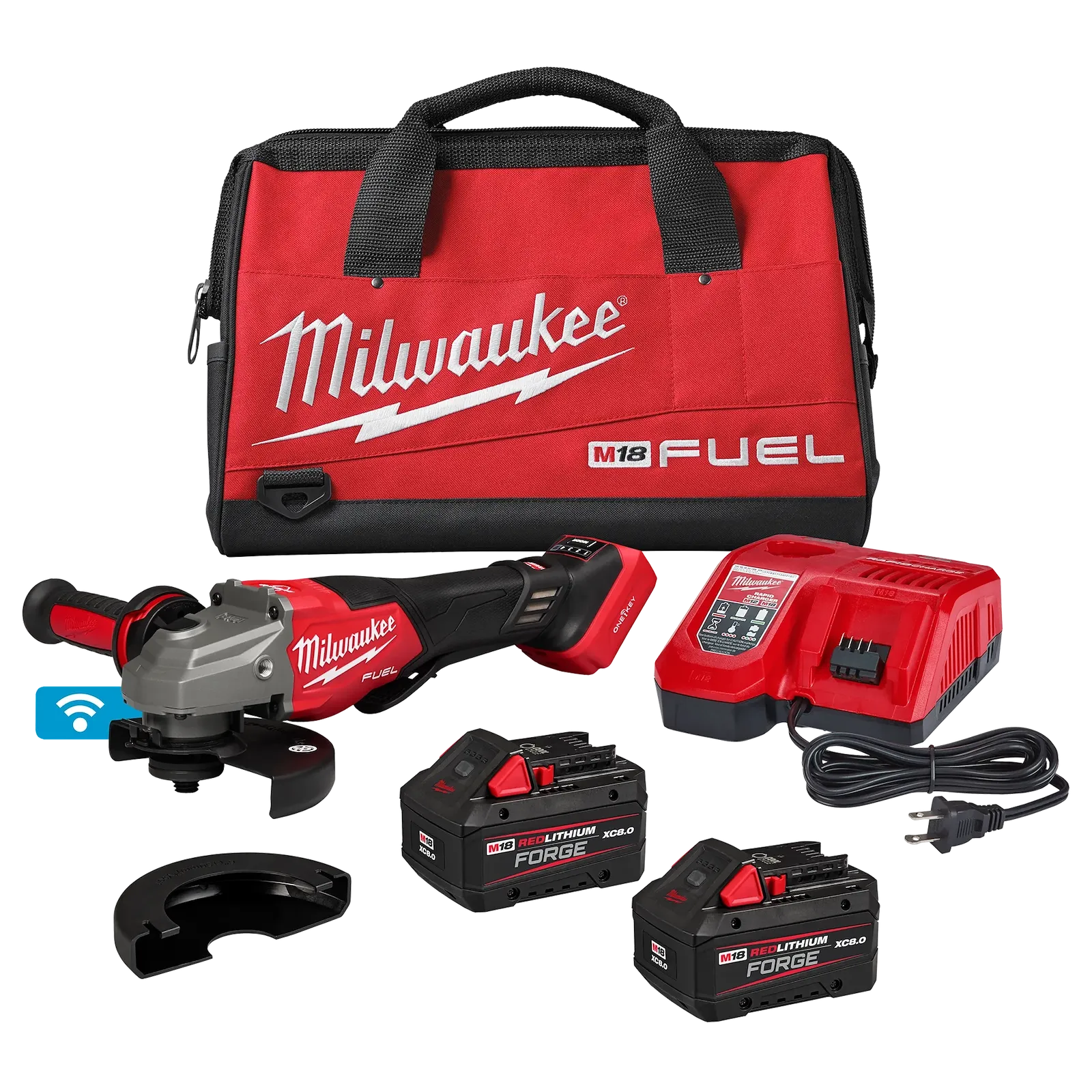 M18 FUEL™ 4-1/2"-6" Variable Speed Braking Grinder, Paddle Switch w/ ONE-KEY™