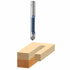 Bosch 85244 1/4 In. x 3/4 In. Carbide Tipped 1-Flute Pilot Panel Straight Bit