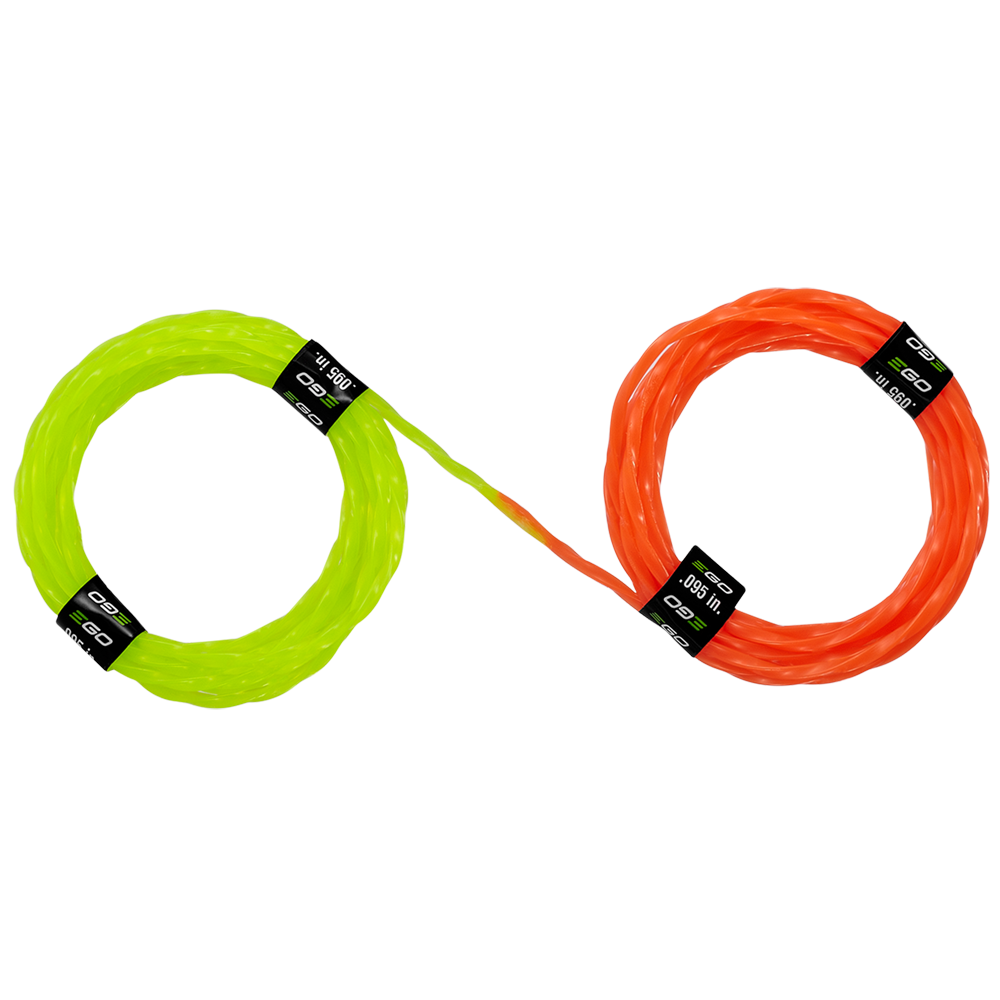 095” Dual Color Pre-Cut Trimmer Line for All EGO Power+ 15" String Trimmers