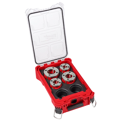 Milwaukee Compact 1/2"-1-1/4" ALLOY NPT Portable Pipe Threading Forged Aluminum Die Head Kit | 48-36-1063