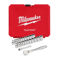 25pc 1/4" Drive Metric & SAE Ratchet and Socket Set with FOUR FLAT™ SIDES