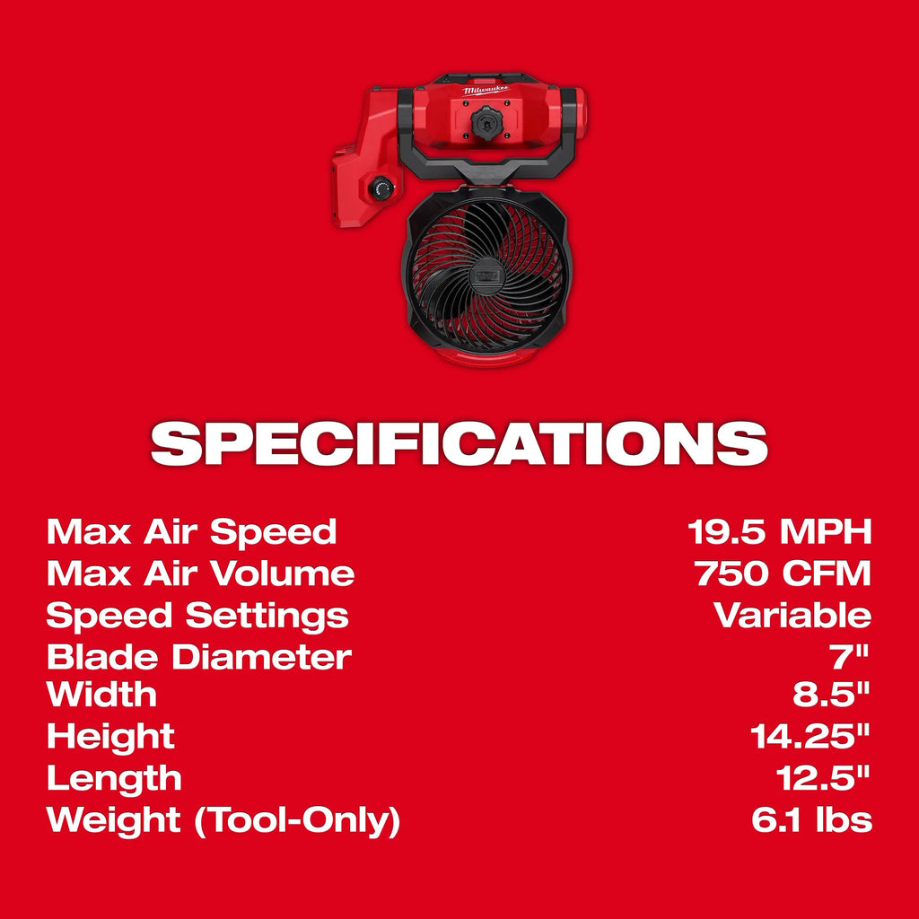 M18™ Brushless Scissor Lift Fan