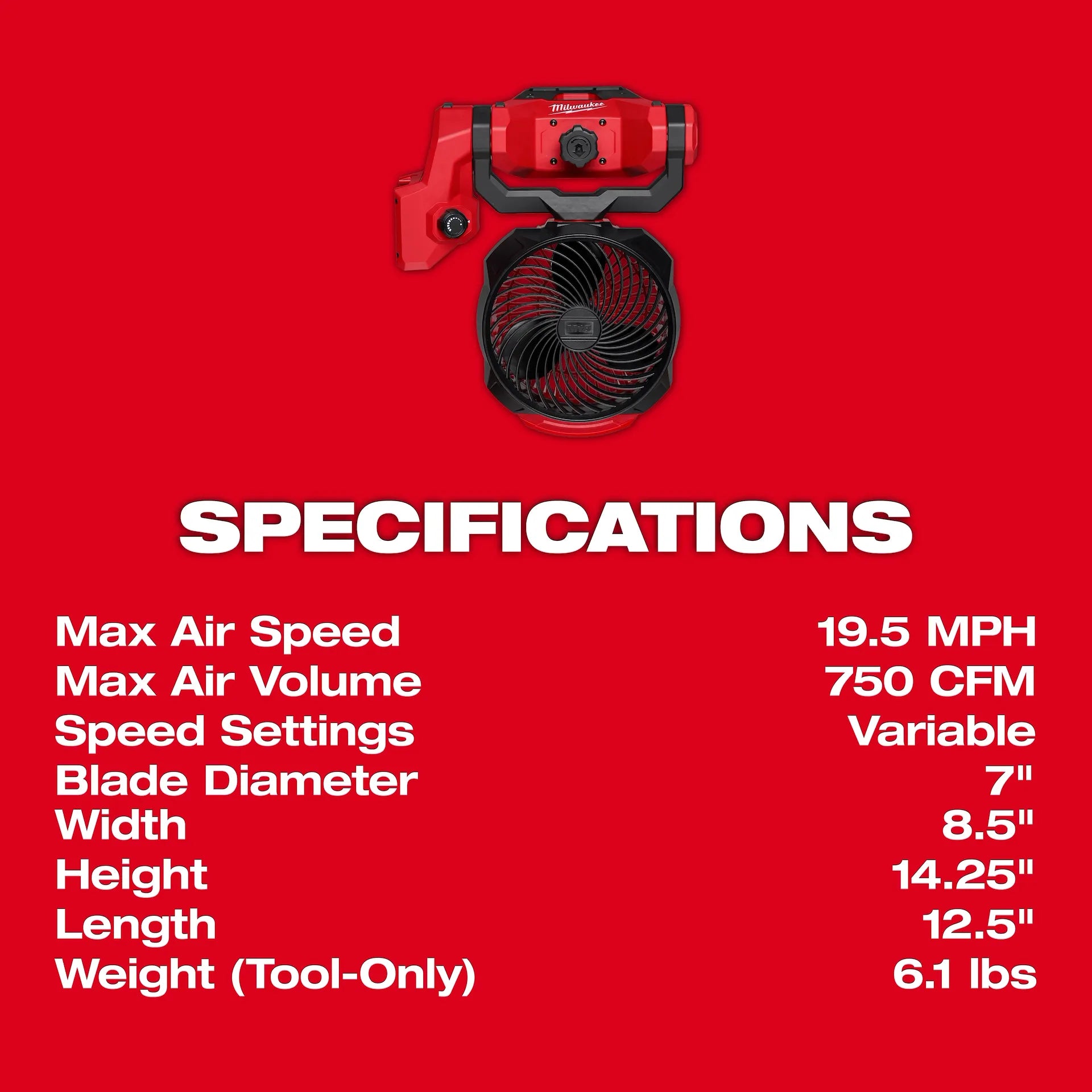M18™ Brushless Scissor Lift Fan