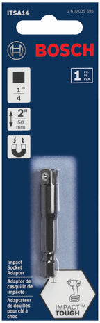 Bosch ITSA14 Impact Tough 1/4 In. Hex to 1/4 In. Socket Adapter