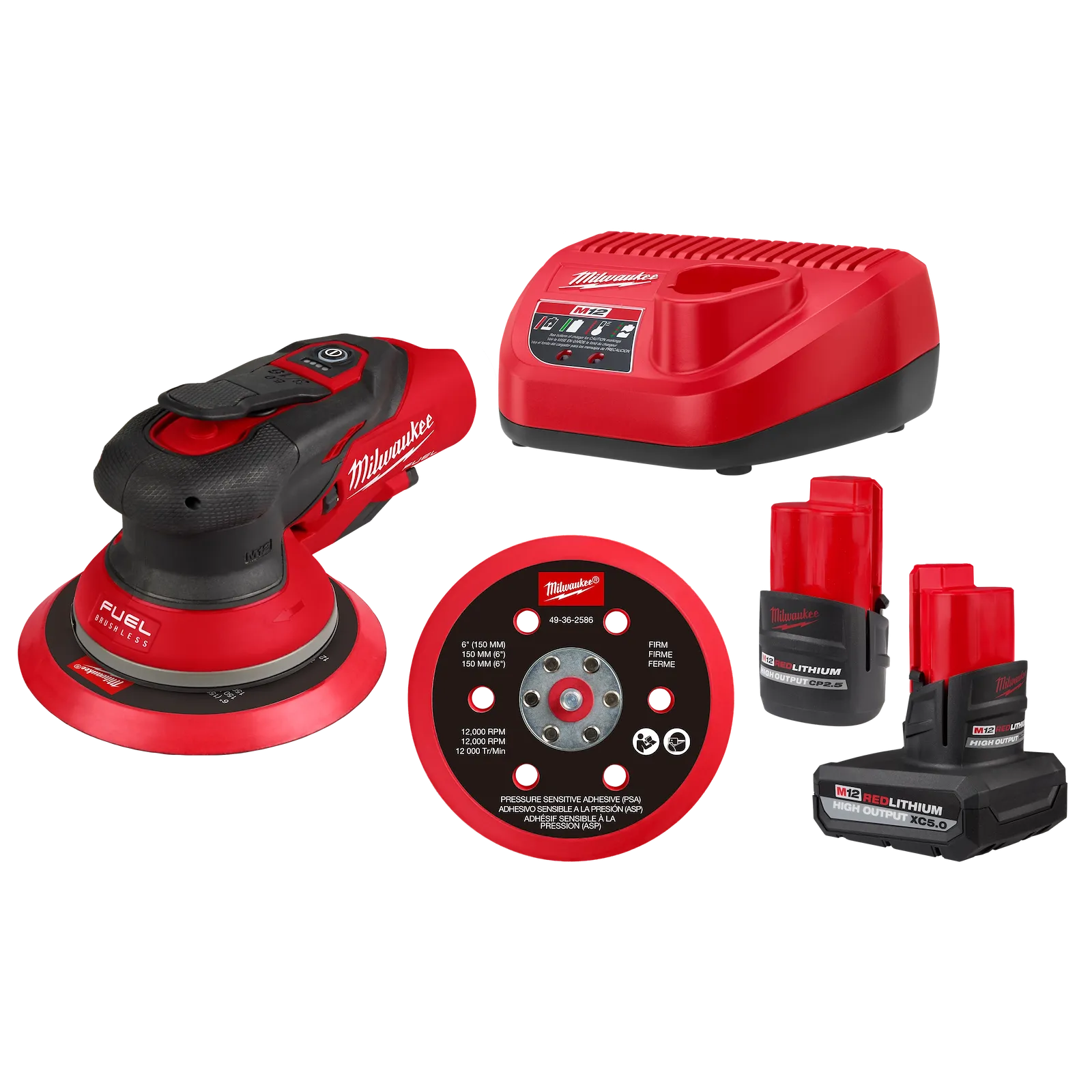 M12 FUEL™ 6" Random Orbital Sander (3/16")