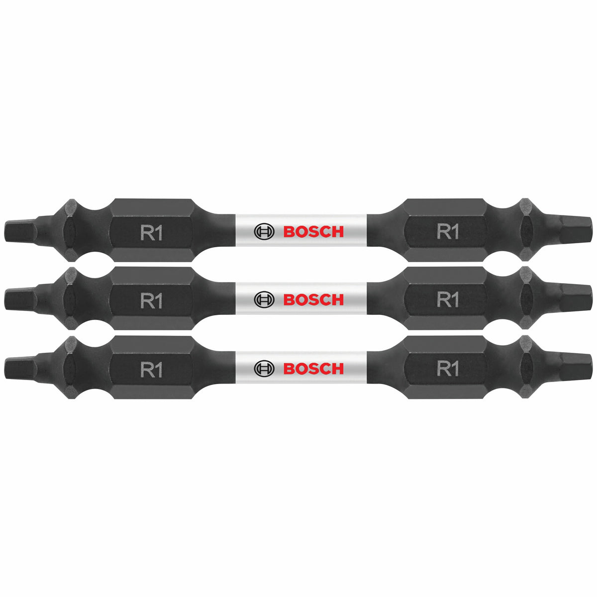 Bosch ITDESQ12503 3 pc. Impact Tough 2.5 In. Square #1 Double-Ended Bits