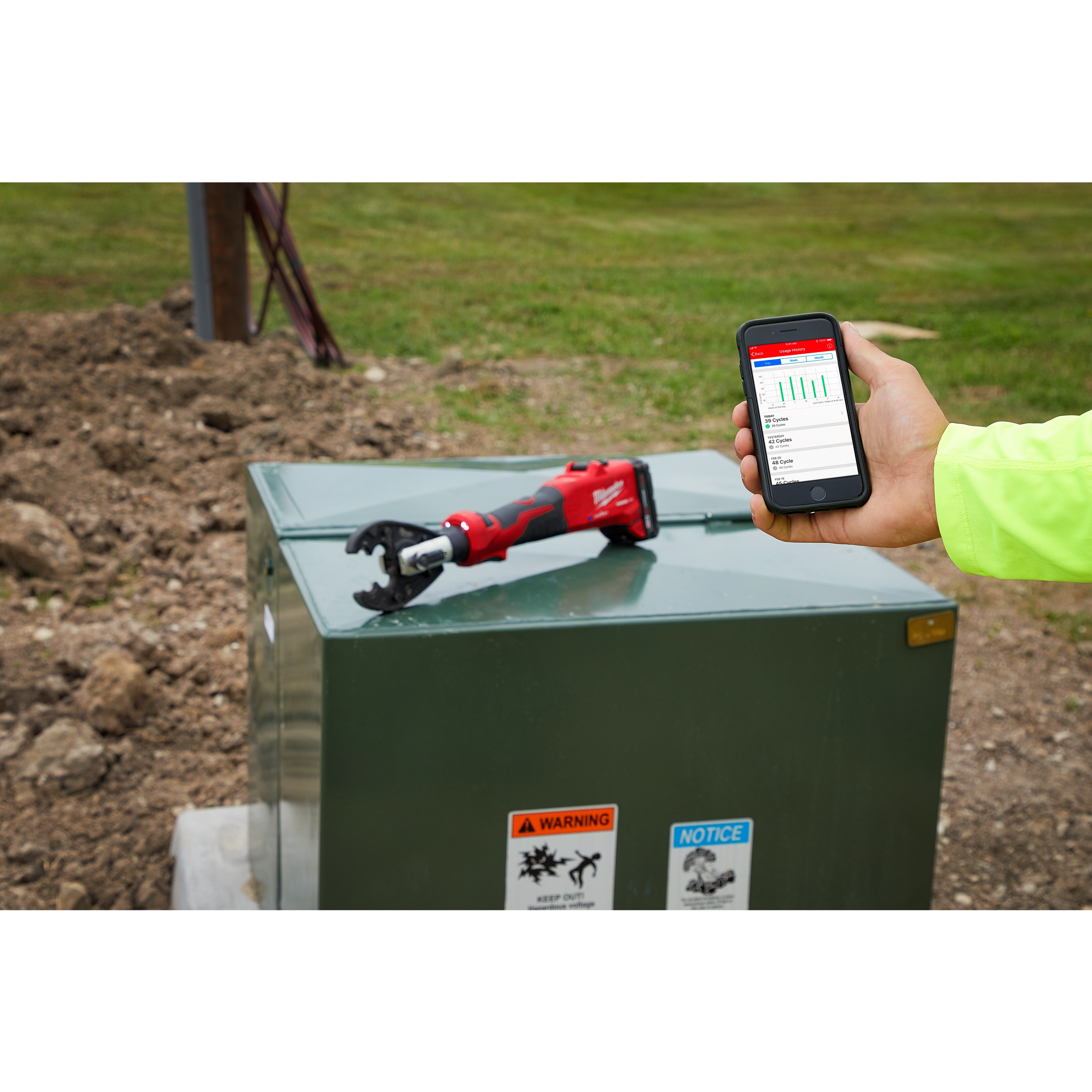 M18™ FORCE LOGIC™ 6T Linear Utility Crimper w/ Kearney Jaw